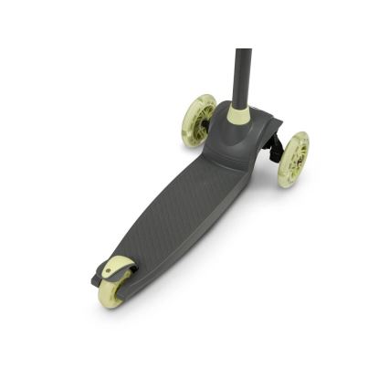 Lionelo - Hulajnoga dziecięca JESSY 3xAA szara/zielona