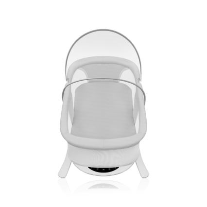 Lionelo - Bujaczek dziecięcy z melodią 2 w 1 BELLA 4xAA Betonowy szary + pilot zdalnego sterowania