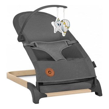 Lionelo - Huśtawka dziecięca JUNE szara