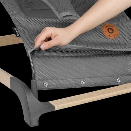 Lionelo - Huśtawka dziecięca JUNE szara