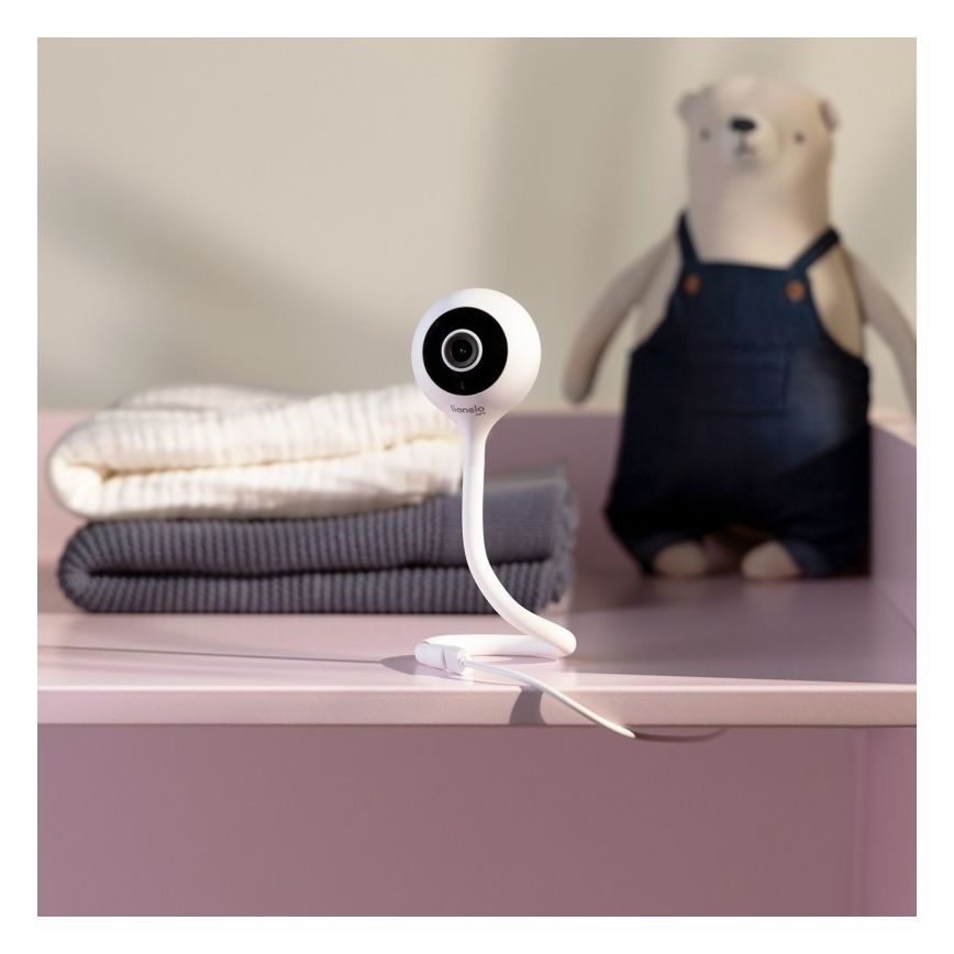 Lionelo - Inteligentna elektroniczna niania BABYLINE SMART Wi-Fi Biała