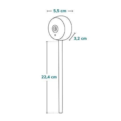 Lionelo - Inteligentna niania dla dziecka BABYLINE SMART Wi-Fi Czarna