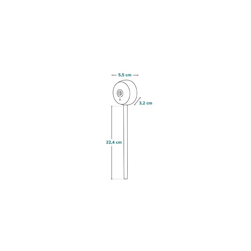 Lionelo - Inteligentna niania dla dziecka BABYLINE SMART Wi-Fi Czarna