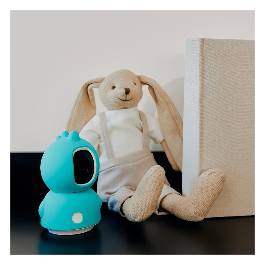 Lionelo - Inteligentna niania dziecięca BABYLINE VIEW Wi‑Fi 5V Biała
