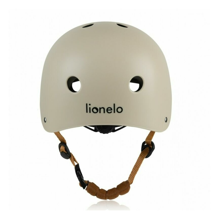 Lionelo - Kask dziecięcy HELMET Piaskowy