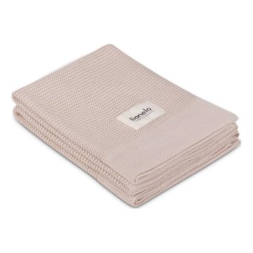 Lionelo - Kocyk dziecięcy BAMBOO BLANKET 75x100 cm Beżowy piasek