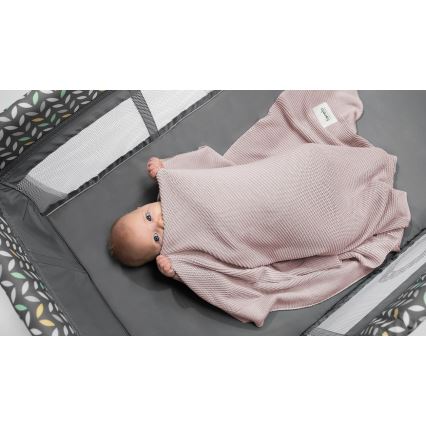 Lionelo - Kocyk dziecięcy BAMBOO BLANKET 75x100 cm Beżowy piasek