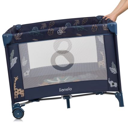 Lionelo - Kojec do zabawy BONNIE Blue Navy