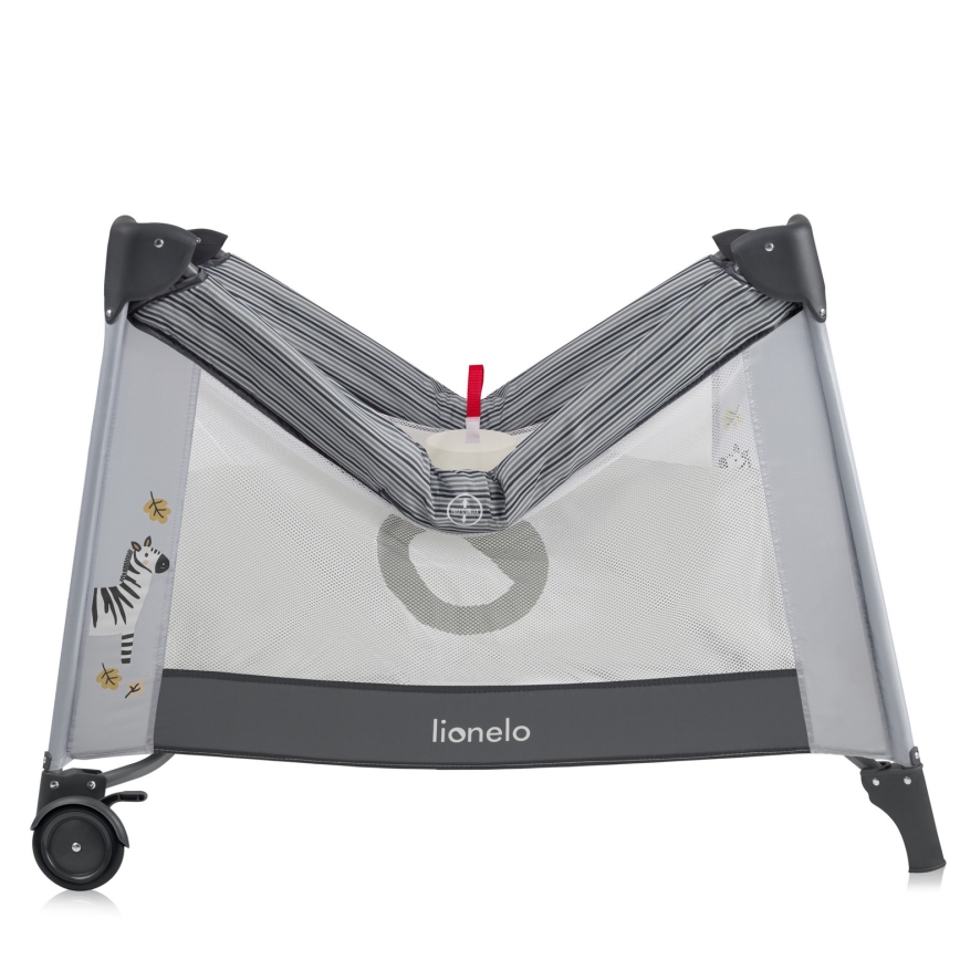 Lionelo - Kojec do zabawy BONNIE Grey Stone
