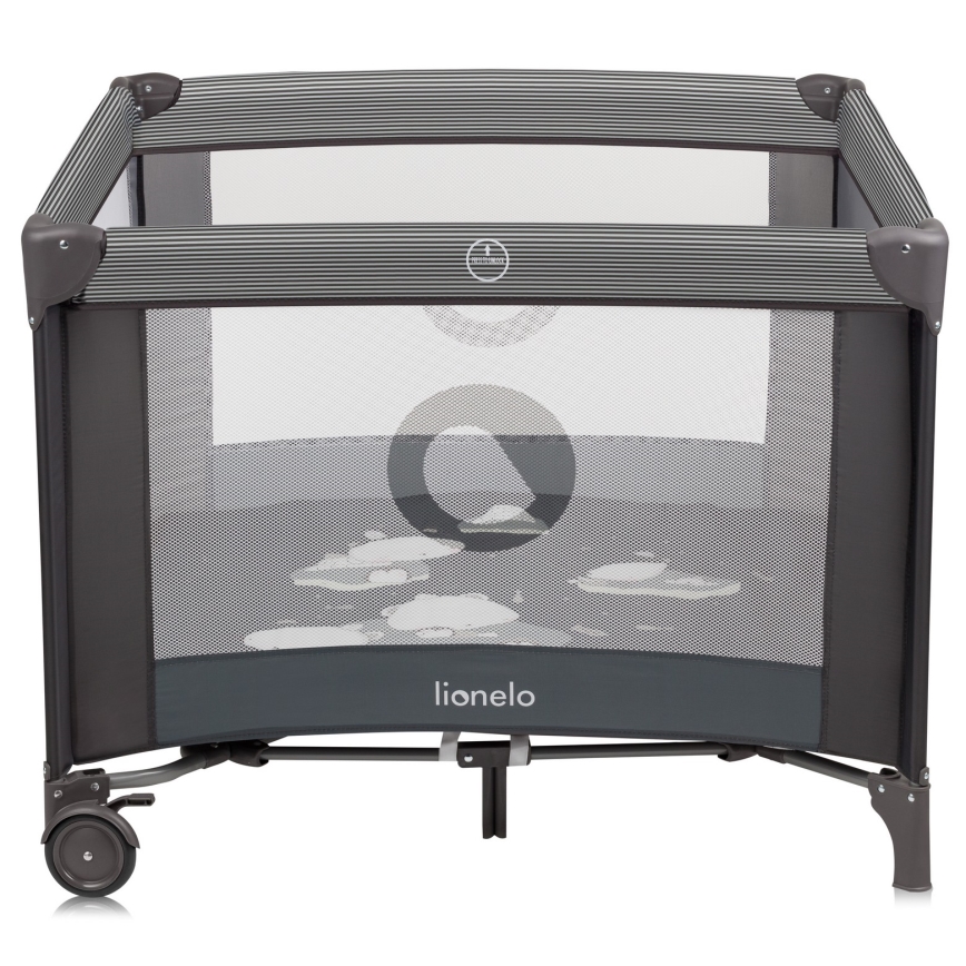 Lionelo - Kojec do zabawy BONNIE Szary Scandi