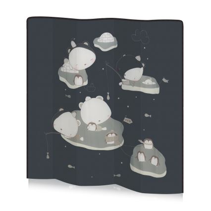 Lionelo - Kojec do zabawy BONNIE Szary Scandi