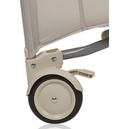 Lionelo - Kojec do zabawy MILLE PLUS szaro-beżowy