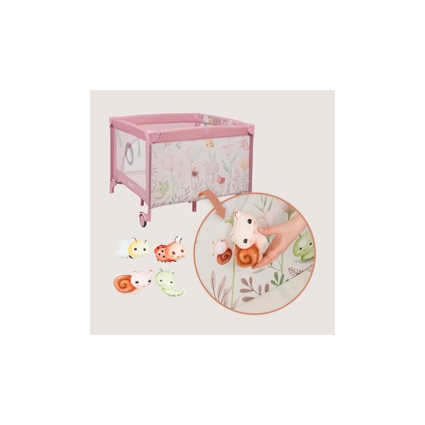 Lionelo - Kojec MILLE PLUS Różowy