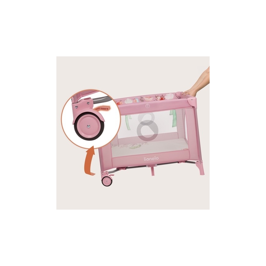 Lionelo - Kojec MILLE PLUS Różowy