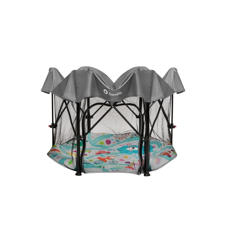 Lionelo - Kojec ROEL PLUS Szary Wielokolorowy