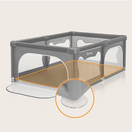 Lionelo - Kojec WILLOW szary