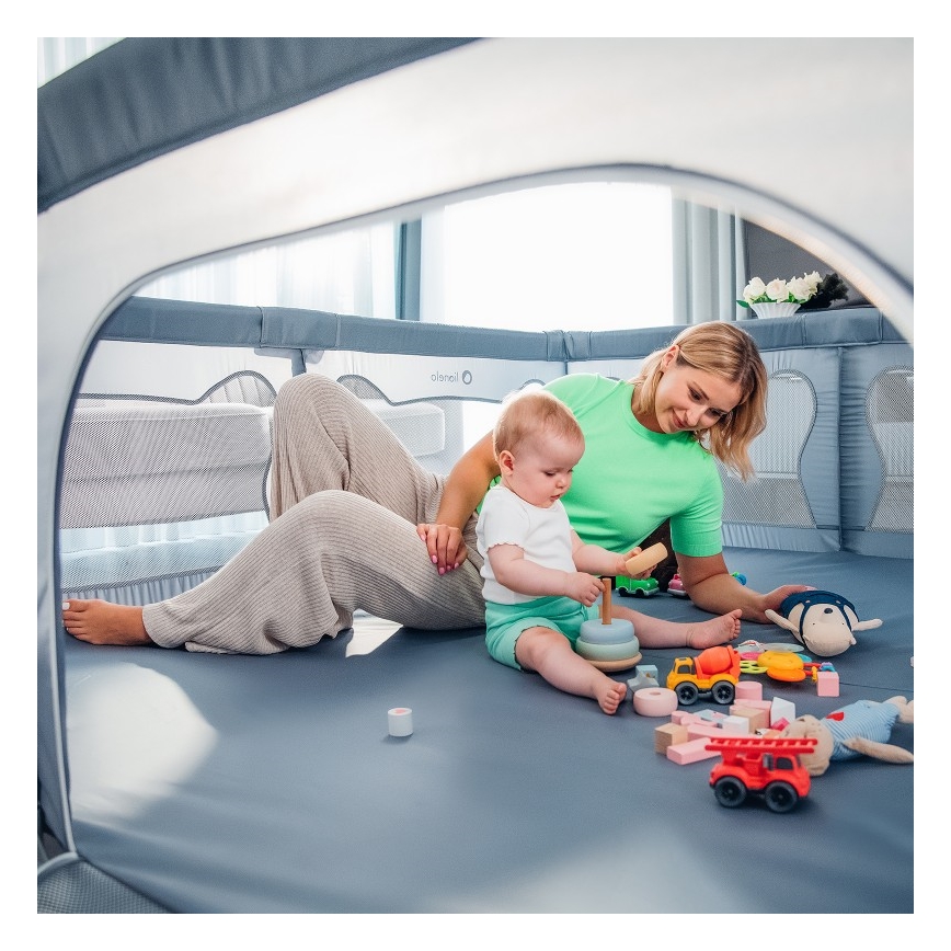 Lionelo - Kojec WILLOW XL szary