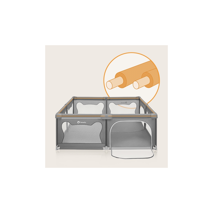 Lionelo - Kojec WILLOW XL szary