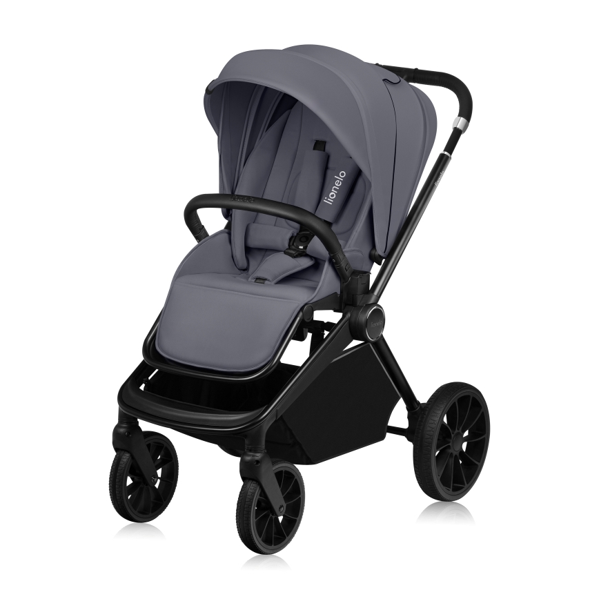 Lionelo - Kombinowany wózek 2 w 1 MIKA PLUS Grey Stone