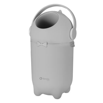 Lionelo - Kosz na pieluchy PUREBIN 10 l Szary