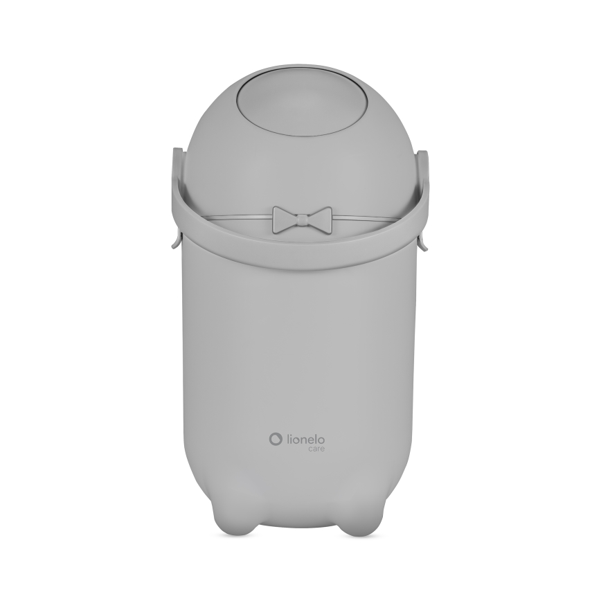 Lionelo - Kosz na pieluchy PUREBIN 10 l Szary