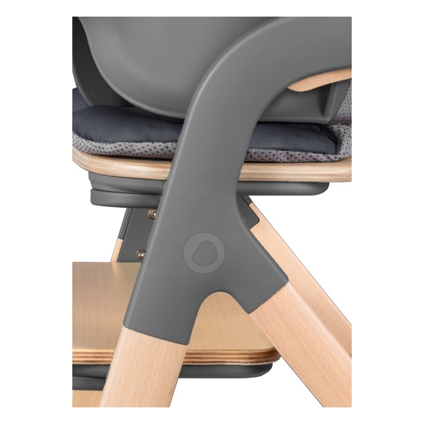 Lionelo - Krzesełko do karmienia dla dzieci 3w1 MEGAN Szare drewno