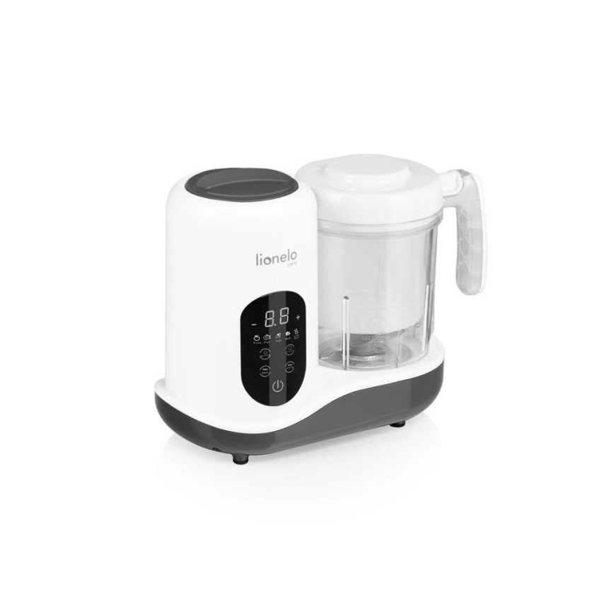 Lionelo - Kuchenka parowa 5w1 BABYMENU 110W/230V biały/szary