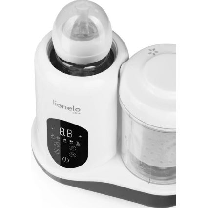 Lionelo - Kuchenka parowa 5w1 BABYMENU 110W/230V biały/szary