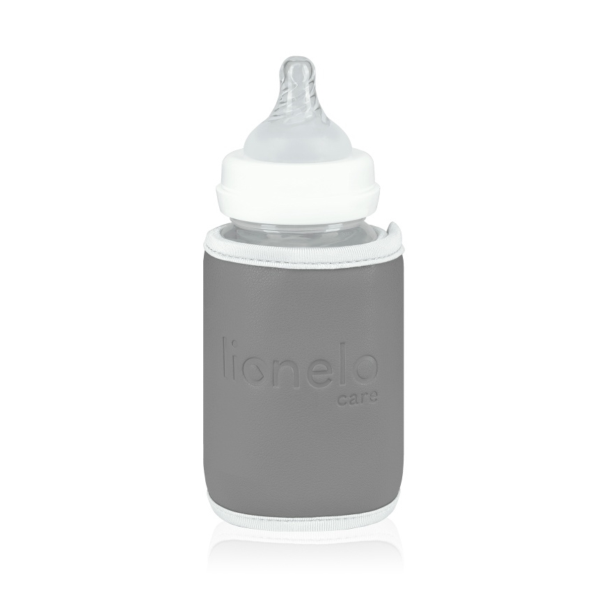 Lionelo - Ładowalny podgrzewacz do butelek THERMUP GO 18W/5V Szary/Srebrny