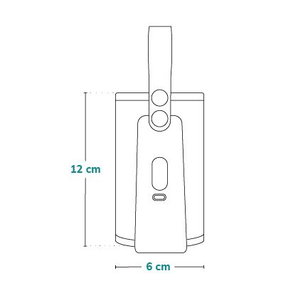 Lionelo - Ładowalny podgrzewacz do butelek THERMUP GO PLUS 10W/5V beżowy