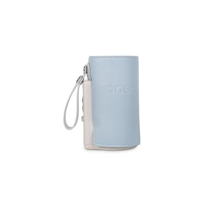 Lionelo - Ładowalny podgrzewacz do butelek THERMUP GO PLUS 10W/5V niebieski/szary