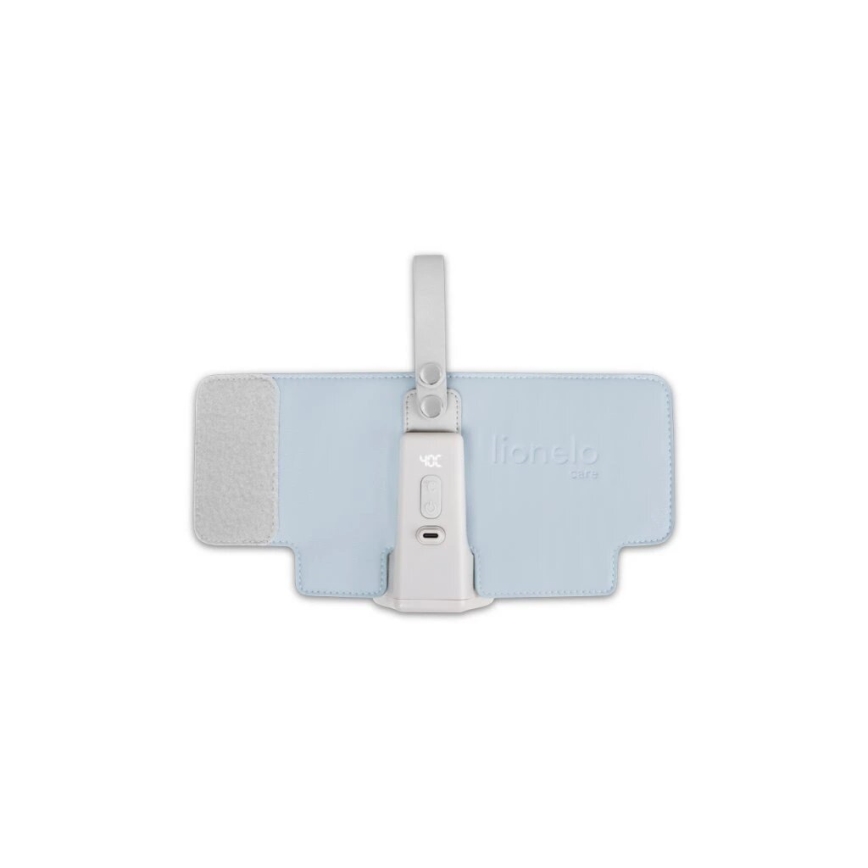 Lionelo - Ładowalny podgrzewacz do butelek THERMUP GO PLUS 10W/5V niebieski/szary