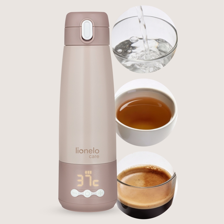 Lionelo - Ładowalny podgrzewacz do mleka THERMUP 55W/5V