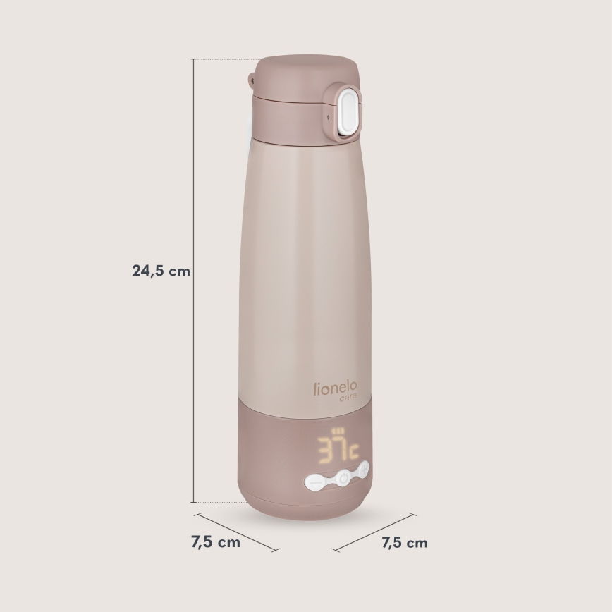 Lionelo - Ładowalny podgrzewacz do mleka THERMUP 55W/5V