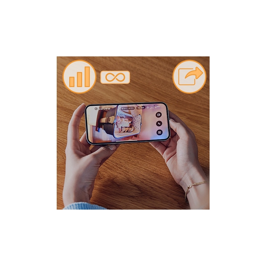 Lionelo - Ładowana niania dziecięca BABYLINE GO 5V 3350 mAh