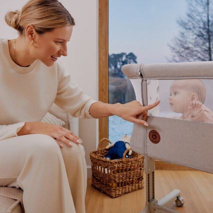 Lionelo - Łóżeczko dziecięce 3 w 1 AURORA beżowe