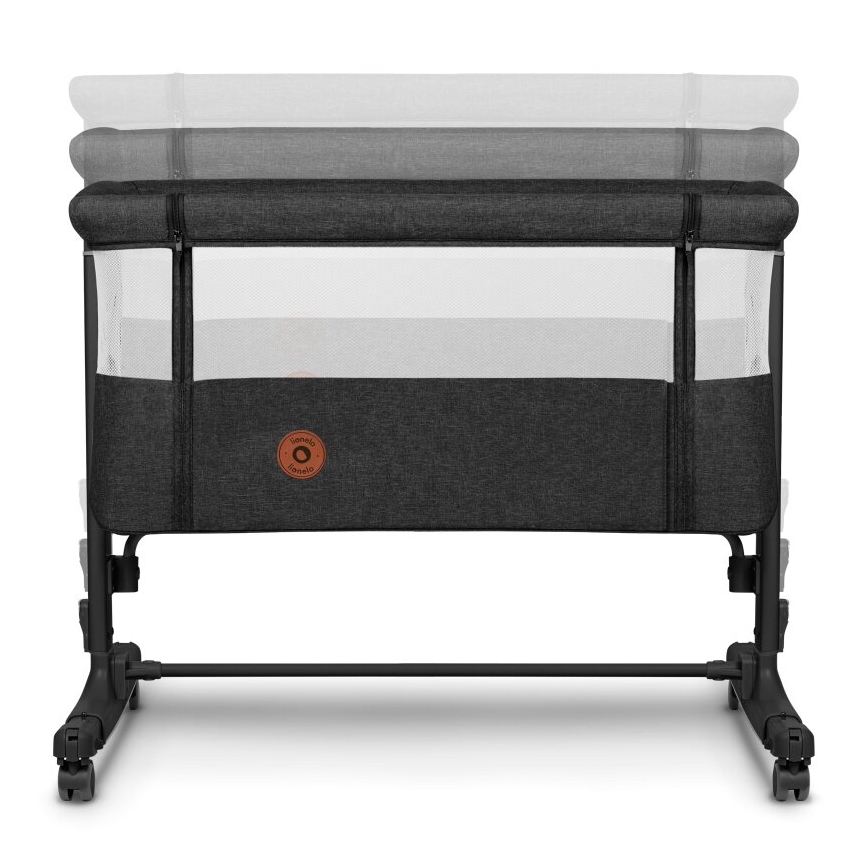 Lionelo - Łóżeczko dziecięce 3 w 1 AURORA czarne