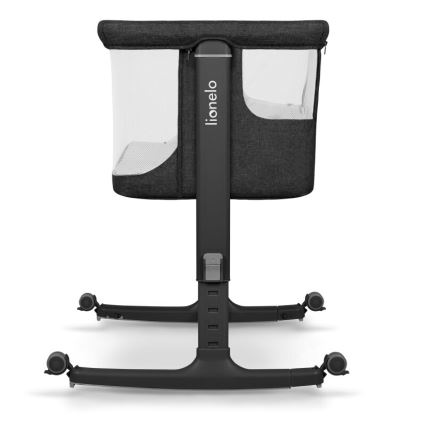 Lionelo - Łóżeczko dziecięce 3 w 1 AURORA czarne