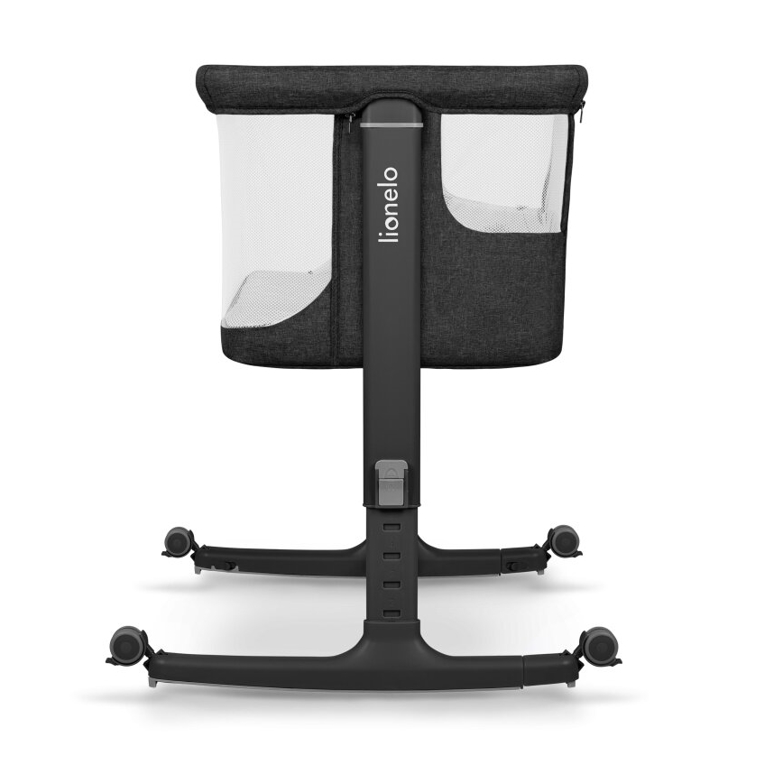 Lionelo - Łóżeczko dziecięce 3 w 1 AURORA czarne