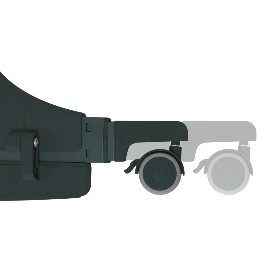 Lionelo - Łóżeczko dziecięce 3 w 1 JODIE Green Graphite