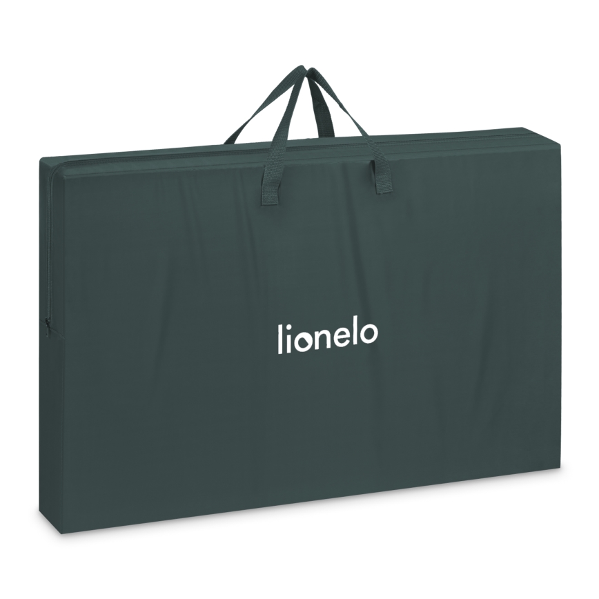 Lionelo - Łóżeczko dziecięce 3 w 1 JODIE Green Graphite