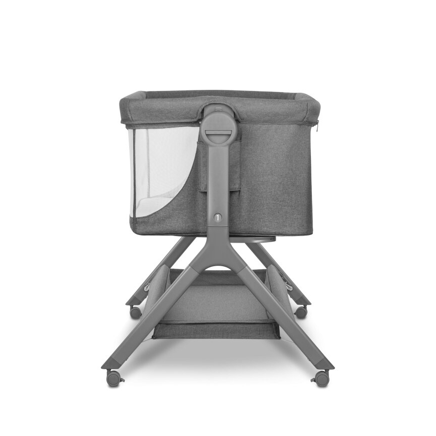 Lionelo - Łóżeczko dziecięce 3 w 1 LEONIE PLUS szare