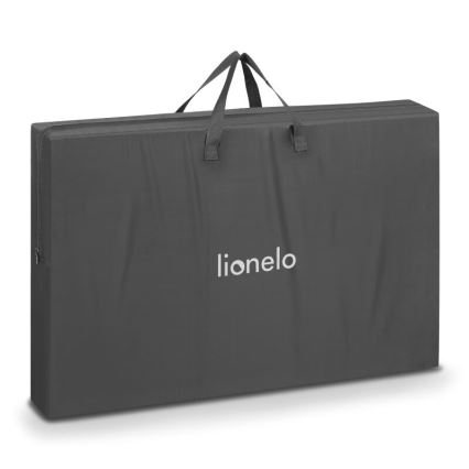Lionelo - Łózeczko dziecięce 3w1 AURORA ciemnoszare