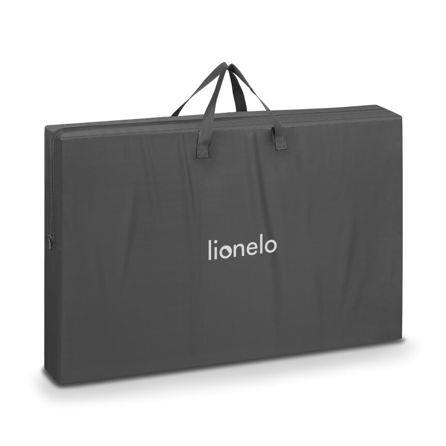 Lionelo - Łózeczko dziecięce 3w1 AURORA ciemnoszare