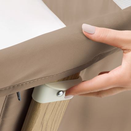 Lionelo - Łóżeczko dziecięce 5 w 1 THOMI PLUS Beżowy Karmel