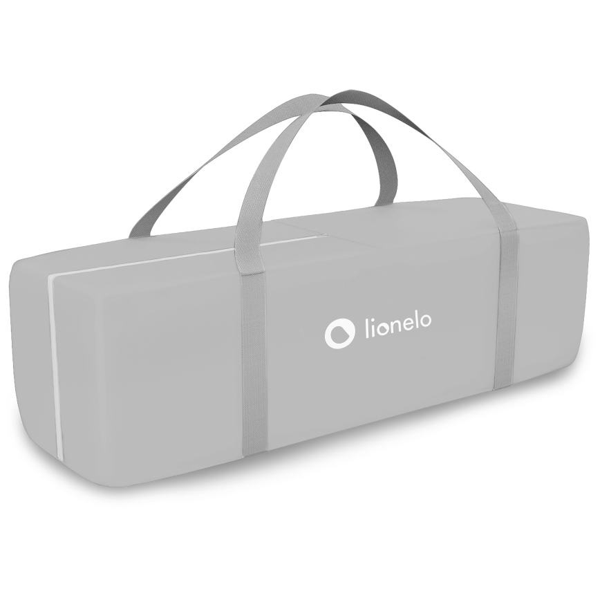 Lionelo - Łóżeczko podróżne STEFI PLUS różowo-żółte