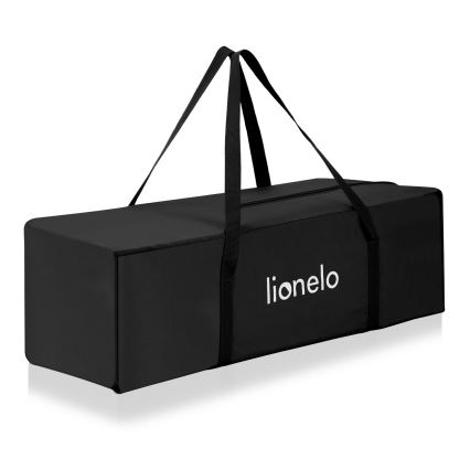 Lionelo - Łóżeczko turystyczne 3 w 1 ELLEN Czarny karbon