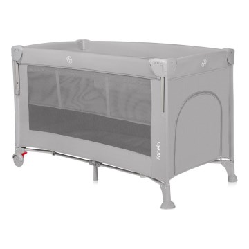 Lionelo - Łóżeczko turystyczne 3 w 1 ELLEN Szary Beton