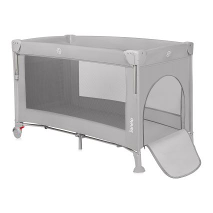 Lionelo - Łóżeczko turystyczne 3 w 1 ELLEN Szary Beton