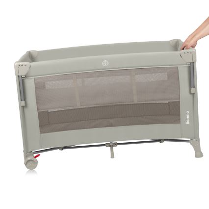 Lionelo - Łóżeczko turystyczne 3w1 ELLEN Beżowy Piasek